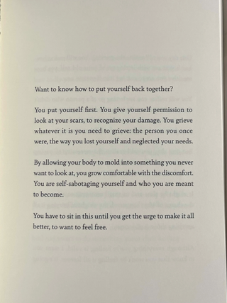 A close-up photo of a book with the words 'what do you know about yourself?' on it.
