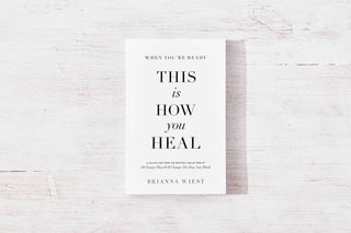 Book cover for 'This is how you Heal' by Brianna Wiest, featuring a soothing design and title text.