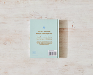 Blue book on white background.
