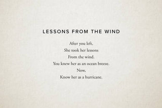 A serene landscape with a tree leaning in the wind, symbolizing lessons in resilience and adaptability.