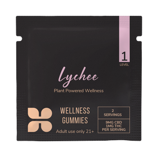 Lychee plant-powered wellness gummies, a delicious and nutritious treat for a healthy lifestyle.