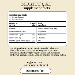 Nightcap — mushroom chocolates for deep sleep | Alice