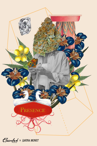 Mindfulness + Cannabis Art Collection: Presence Art Print