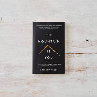The Mountain is You by Brian Witt - a breathtaking mountain landscape with a person standing at its peak