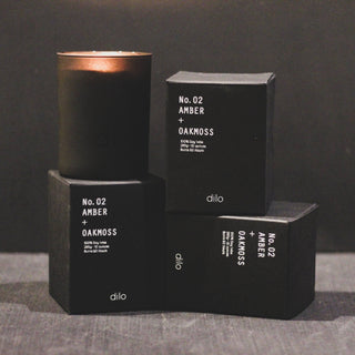 Dilo candles | Amber + Oakmoss