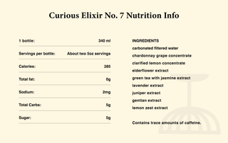 Curious Elixir No.7  a delicious Nutrition Info with fresh ingredients, beautifully presented.