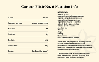 Curious Elixir No. 6 Booze-Free Cocktails